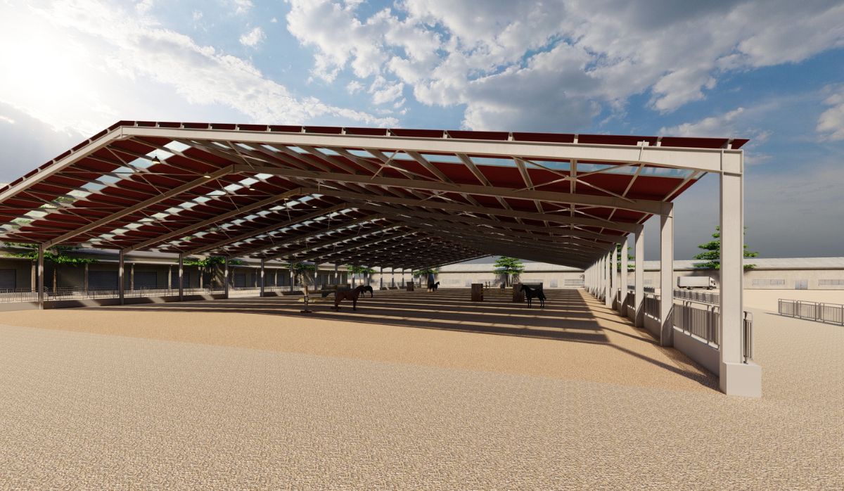 constructie arena echitatie – exemplu 3 – alphasteel.ro