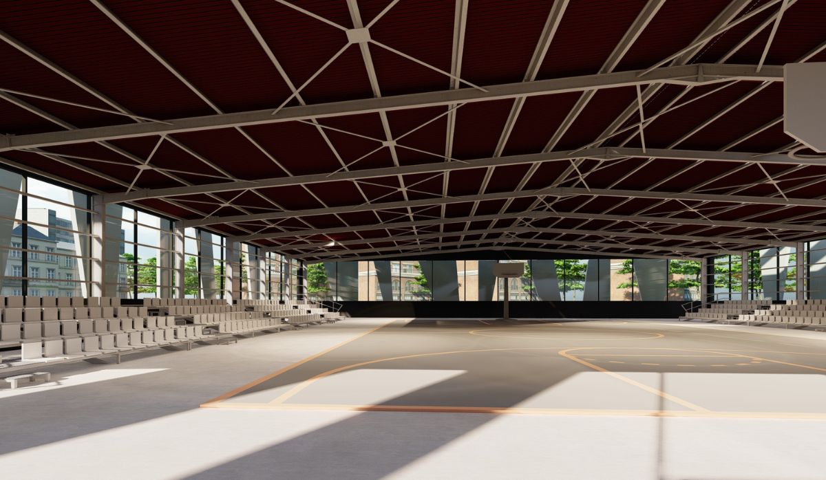 constructie sala sport – exemplu 2 – alphasteel.ro
