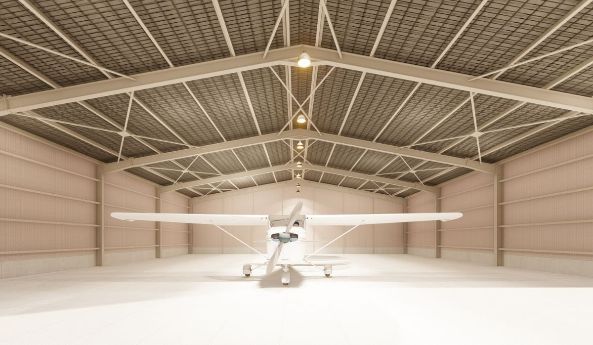 constructie hangar – exemplu 2 – alphasteel.ro