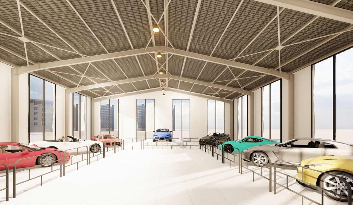 constructie reprezentanta auto – exemplu 2 – alphasteel.ro